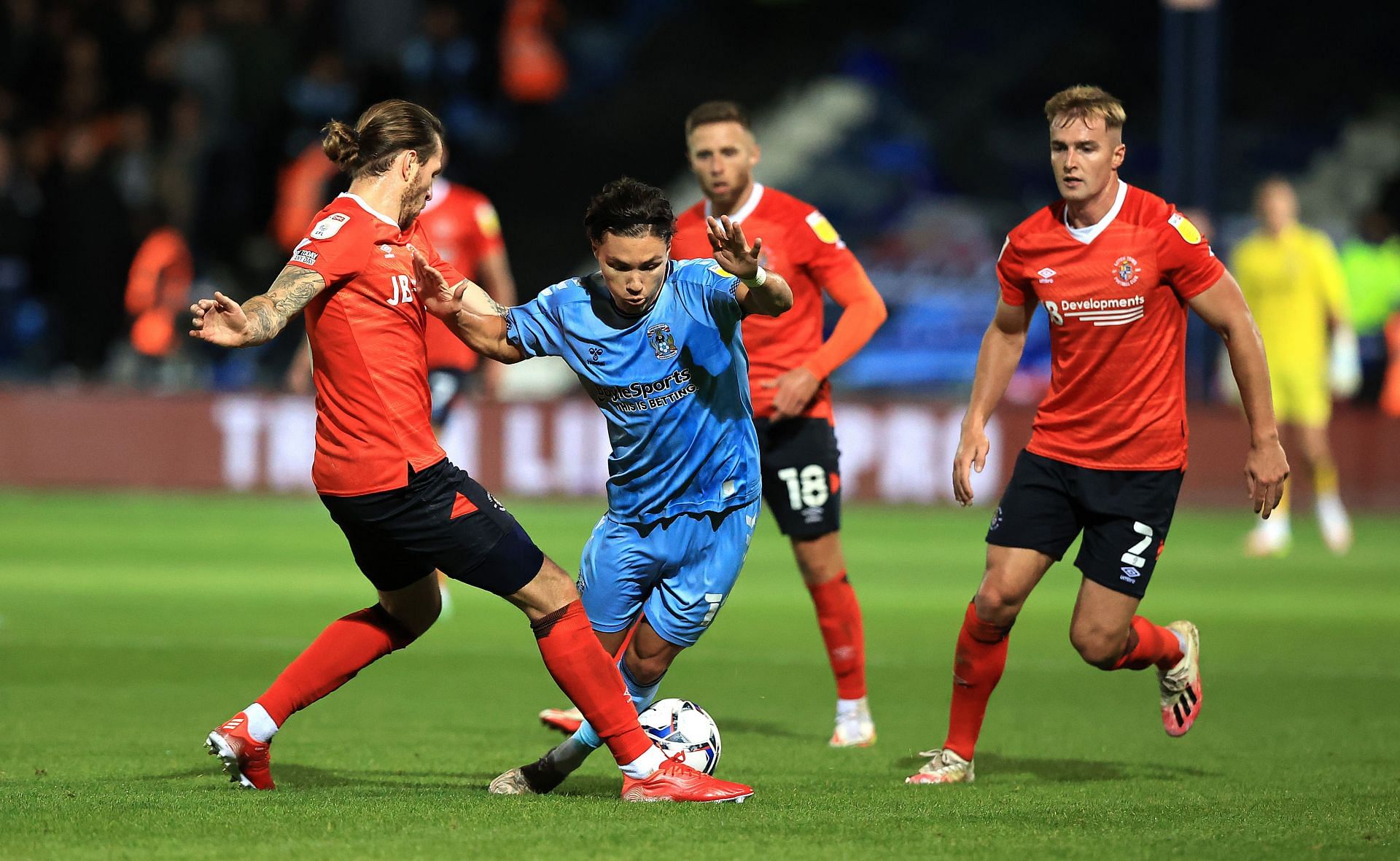 Coventry City take on Luton Town on Saturday