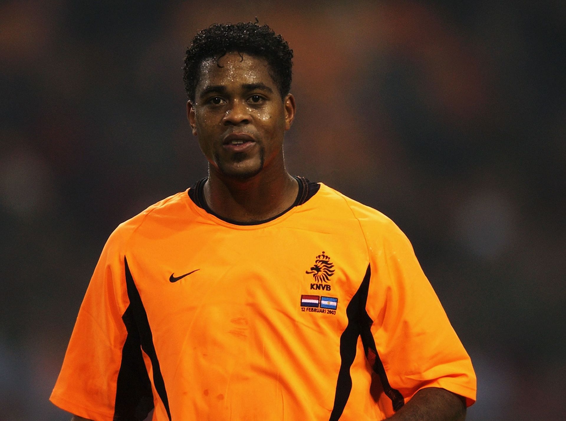 Patrick Kluivert of Holland in action
