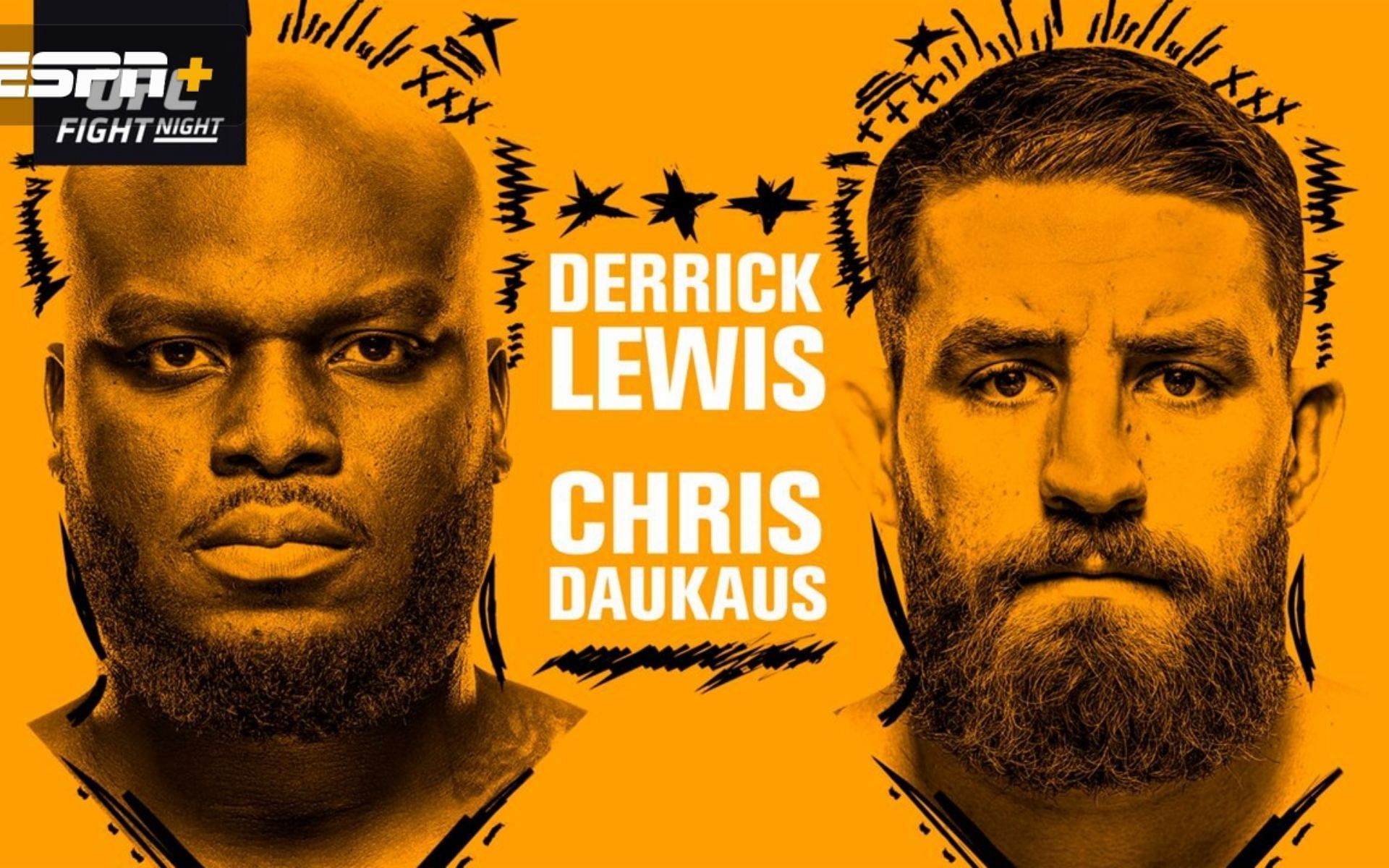 Chris Daukaus takes on Derrick Lewis in the headliner of the final UFC show of 2021 this weekend