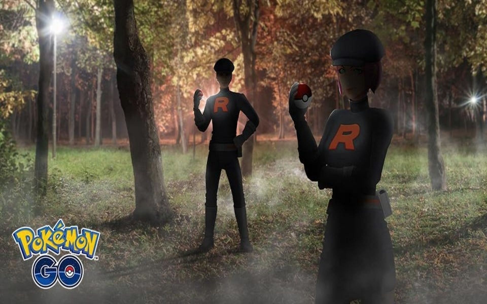 Team GO Rocket at PokeStops (pictured via Niantic)