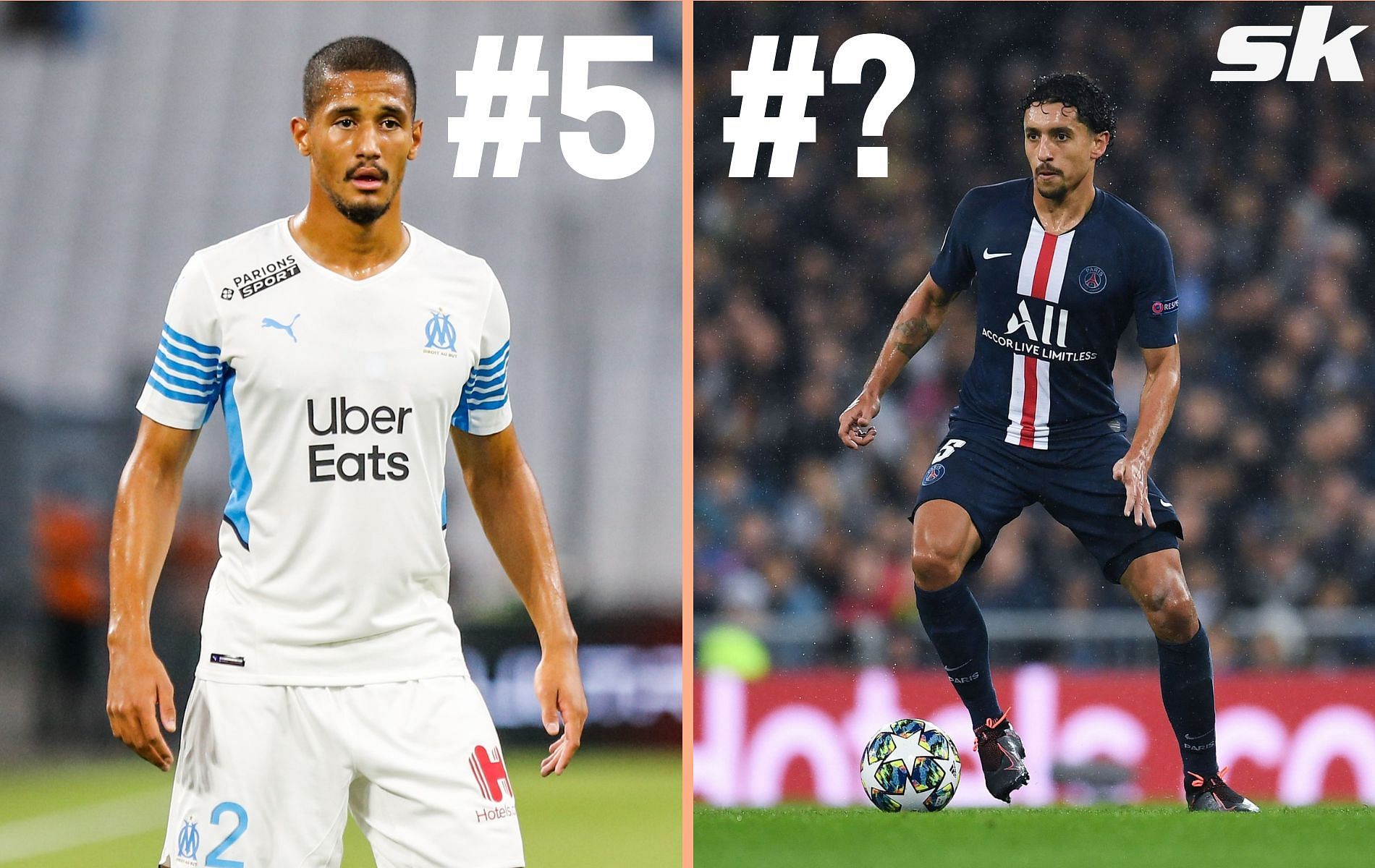 Saliba and Marquiinhos were fabulous in Ligue 1 this year.