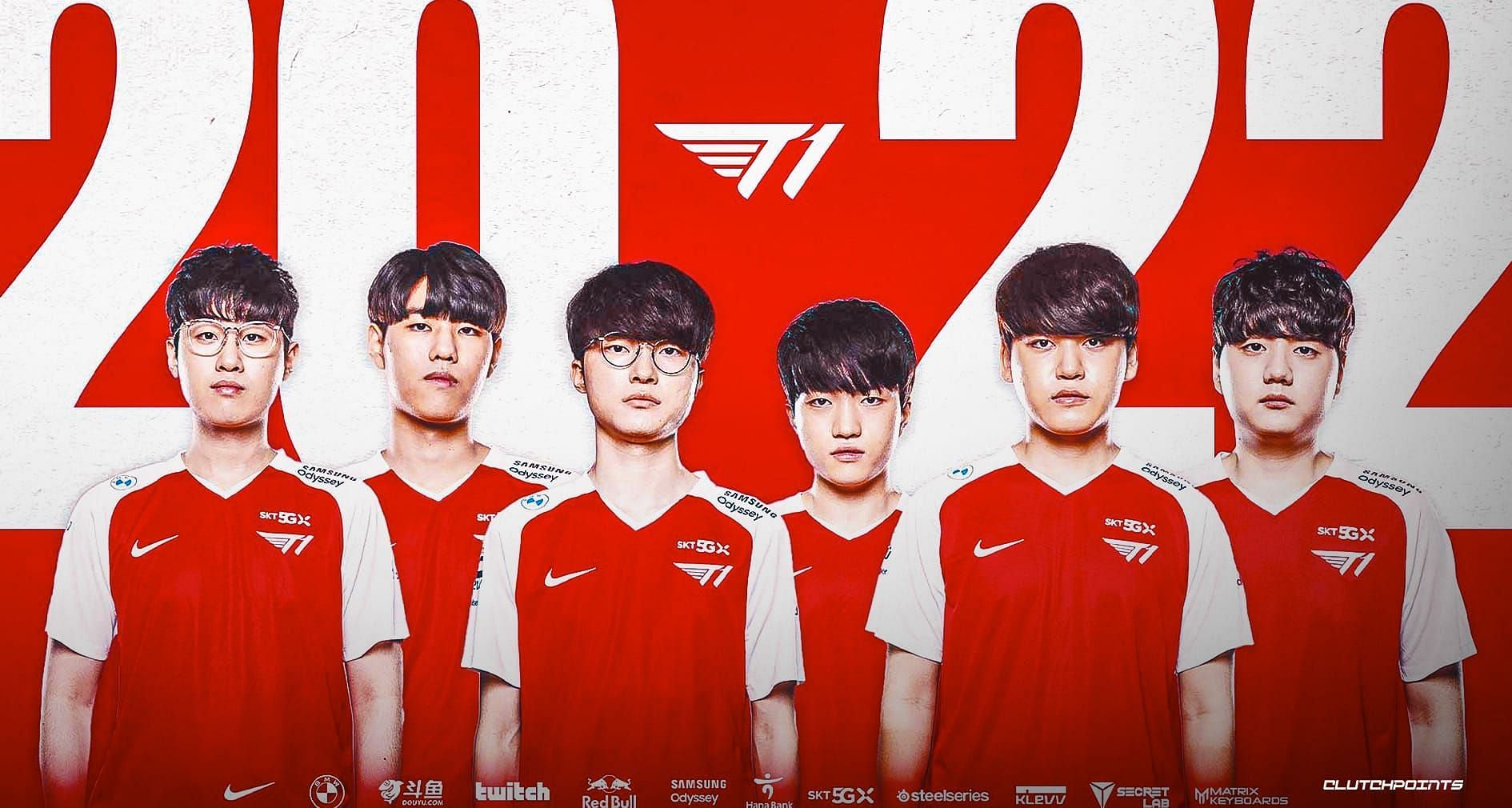 The 2022 T1 roster is no more comprised of rookies, but seasoned veterans who are hungry for wins (Image via League of Legends)