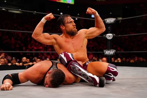 Bryan Danielson will face Adam Page for the AEW championship, but noted wrestlers who he'd face off in a promo war.