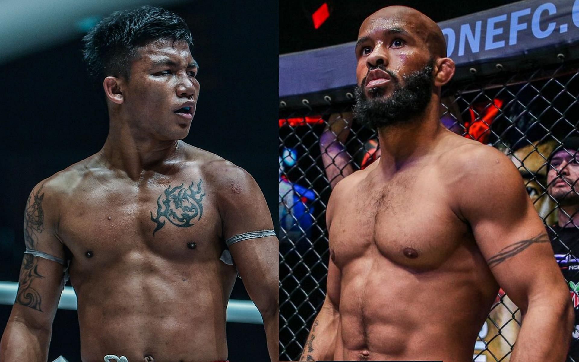 Rodtang Jitmuangnon (Left) is preparing well for his faceoff against Demetrious Johnson (Right) | [Photos: ONE Championship]