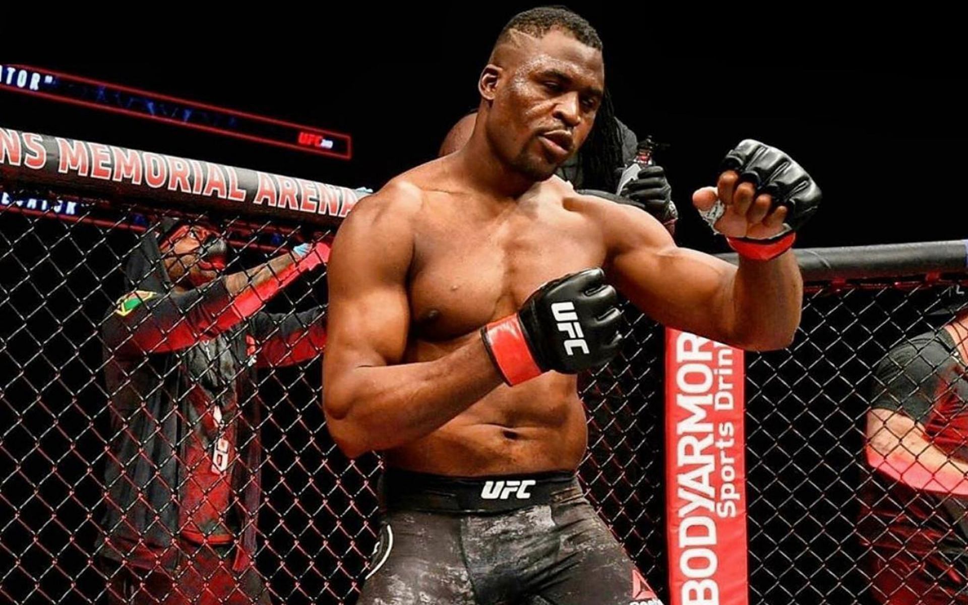 Francis Ngannou is one of the scariest individuals in UFC history. [@francisngannou via Instagram,]