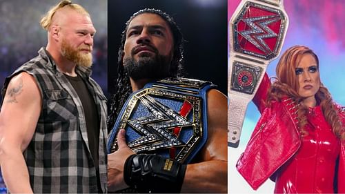Brock Lesnar; Roman Reigns; Becky Lynch