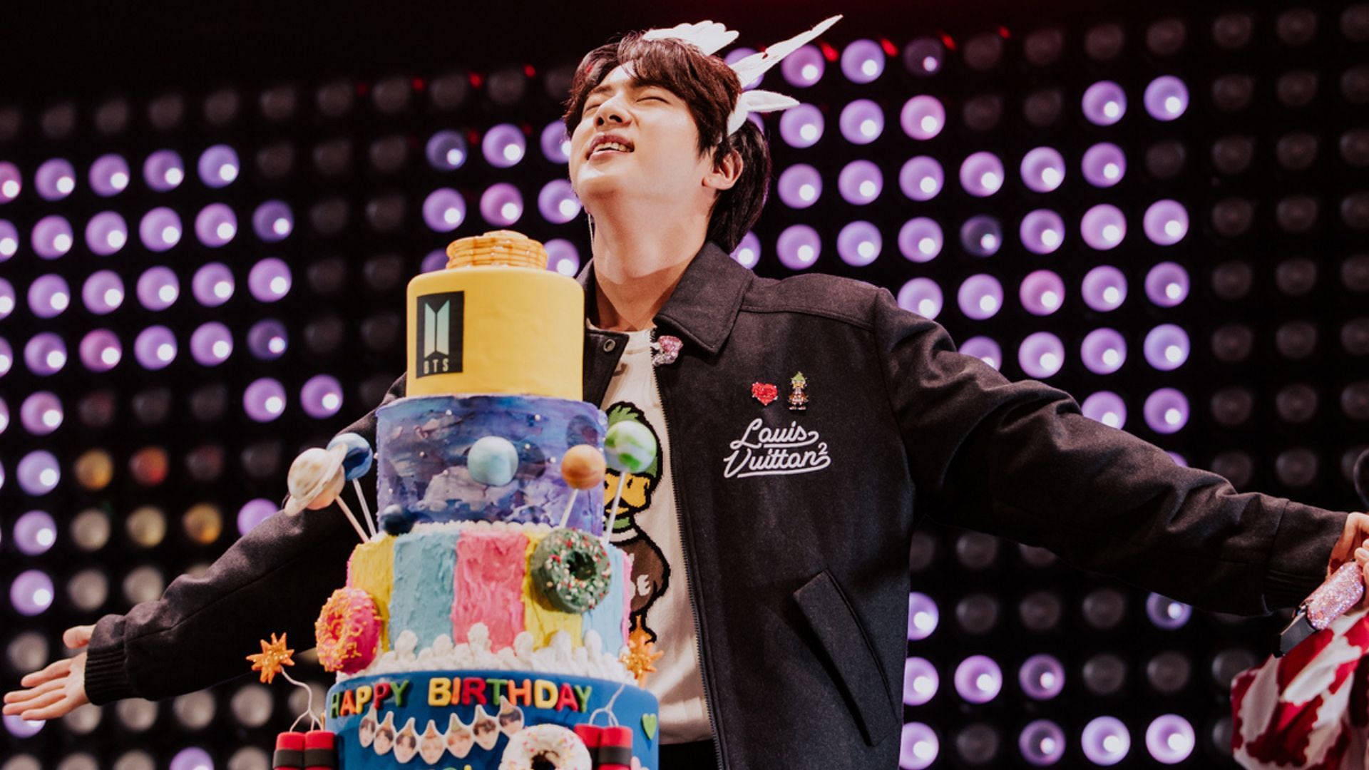 Happy Birthday Jin: BTS star gets Times Square ads, Army bombs spell out his name at the concert
