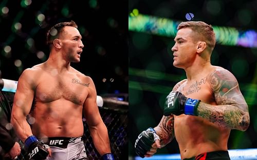 Michael Chandler (left) & Dustin Poirier (right)