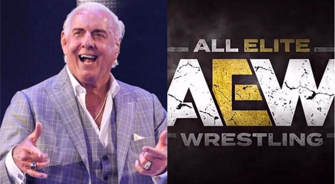 "I came out of the chair"- Ric Flair reveals his reaction to watching popular AEW star wrestle