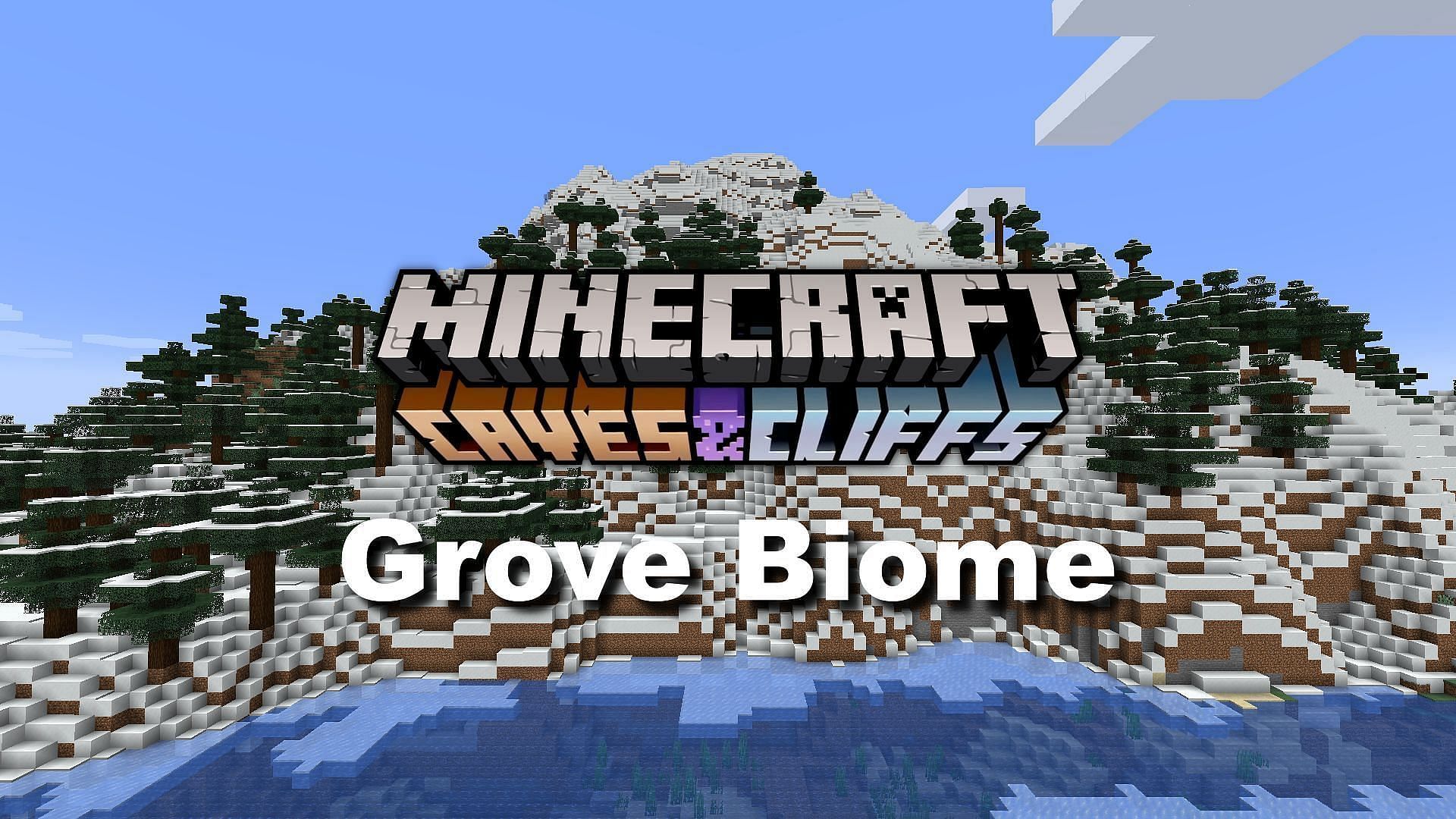 The Grove biome (Image via Minecraft)