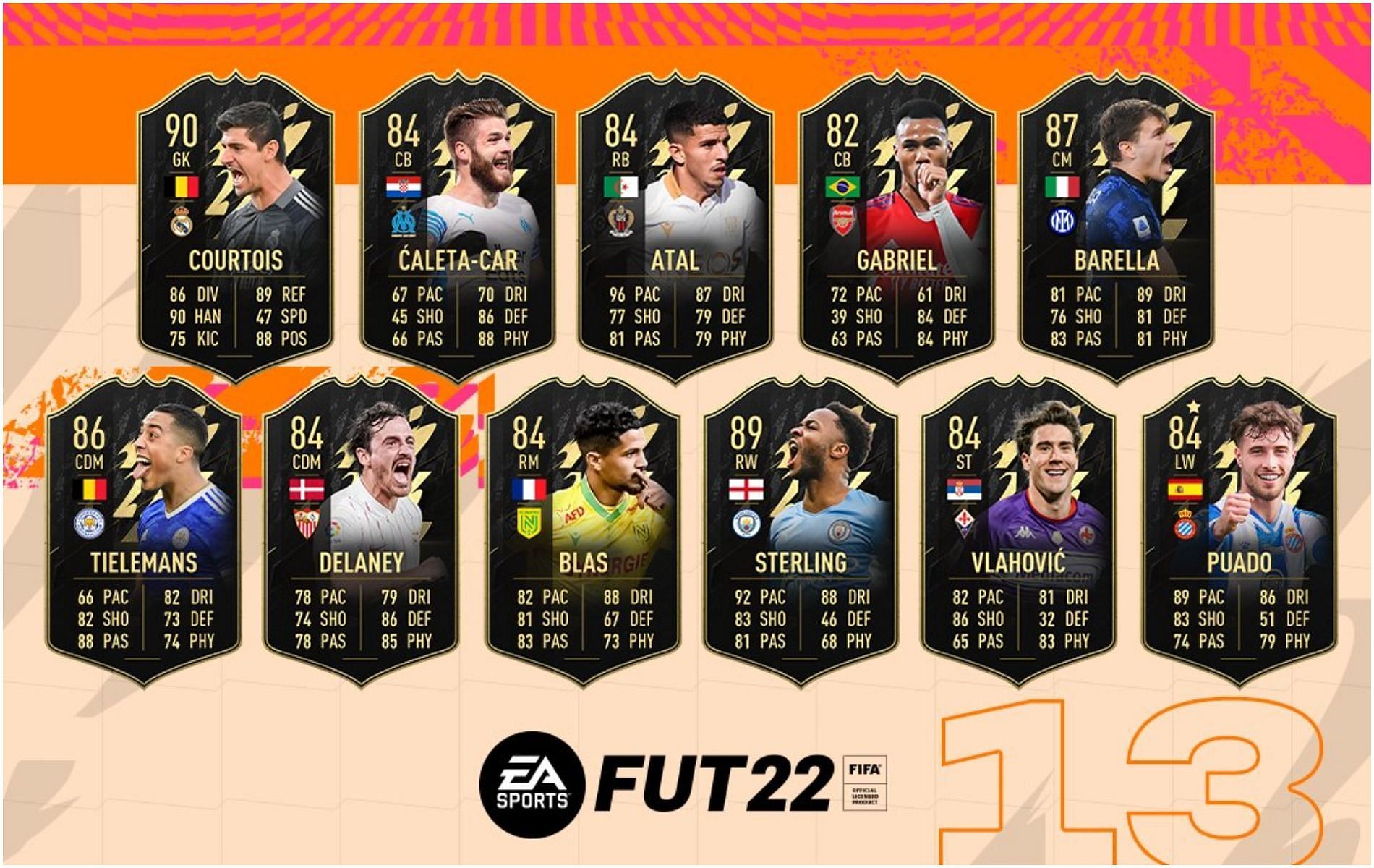 FIFA 22 TOTW 13 cards have been released (Image via EA Sports)