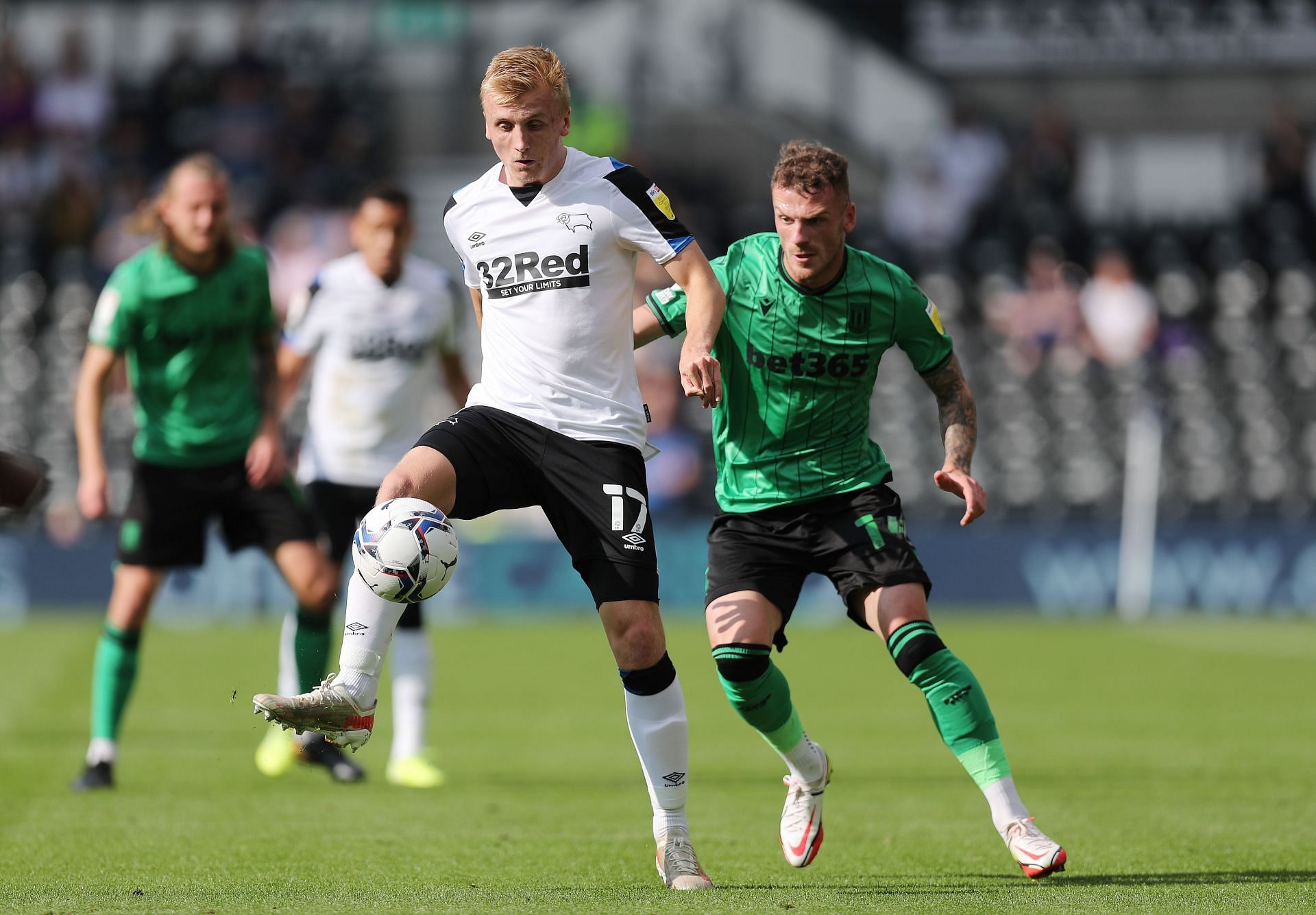 Derby County visit the bet365 Stadium to face Stoke City on Thursday