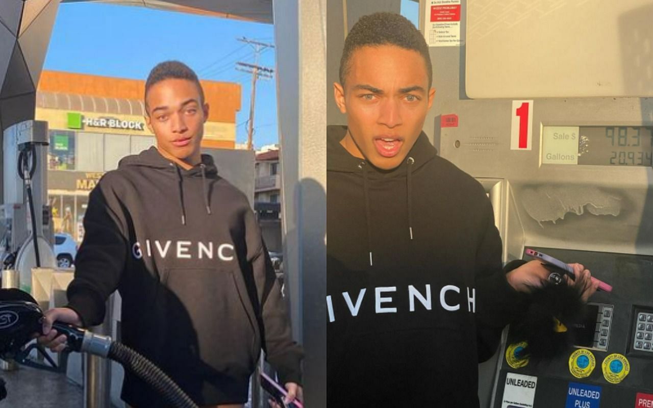 Christian Walker receives backlash online after complaining about gas prices in Givenchy hoodie (Image via christianwalk1r/ Instagram)