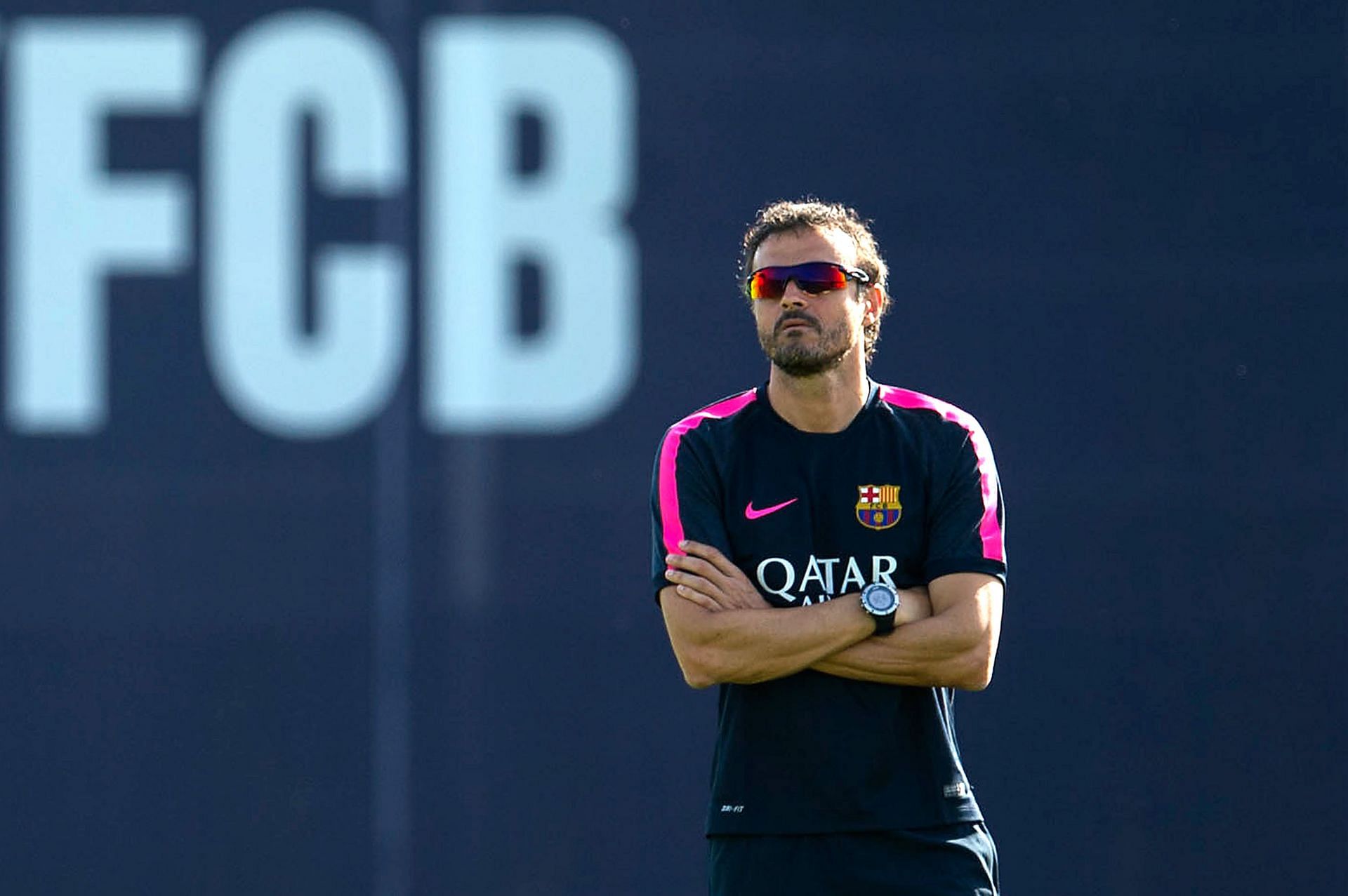Luis Enrique is a former Barcelona player and manager.