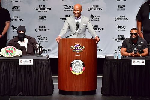 Jake Paul v Tyron Woodley - Press Conference