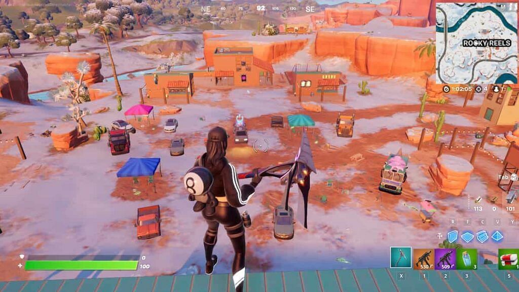 Rocky Reels is the second POI players should go to (Image via Epic Games)