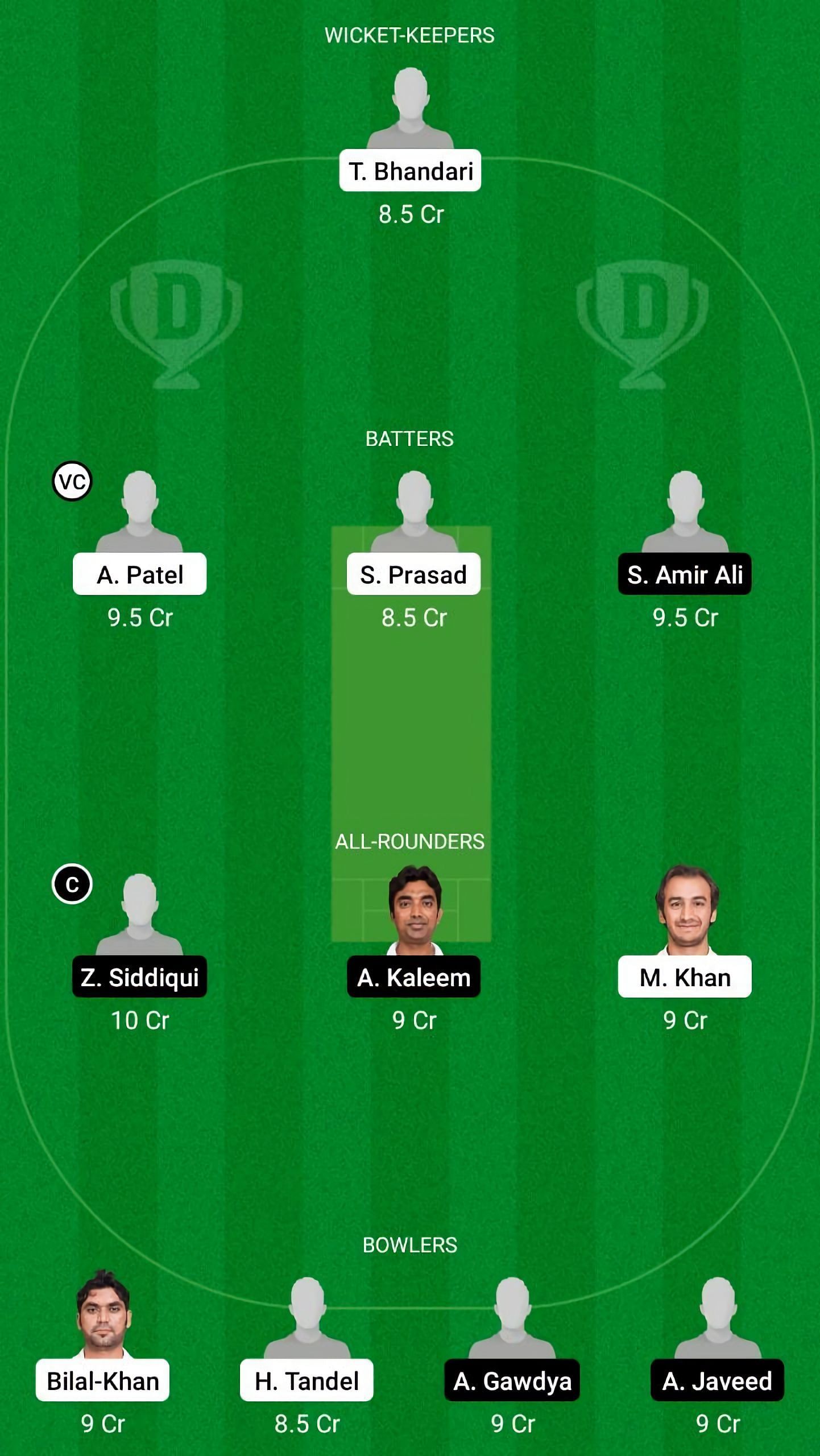 AMR vs KHW Dream11 Fantasy Suggestion #2