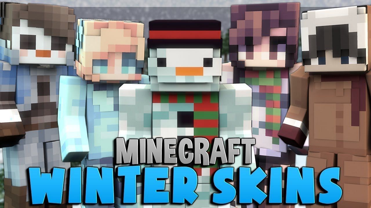 Minecraft winter skins are hugely popular during the winter season (Image via YouTube, akirby80)