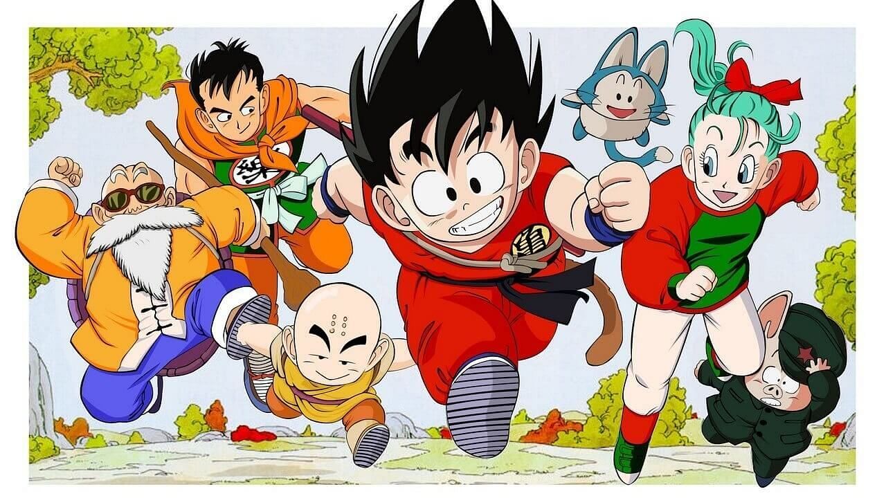 Artwork featuring characters from the original Dragon Ball series. (Image via ListFist.com)