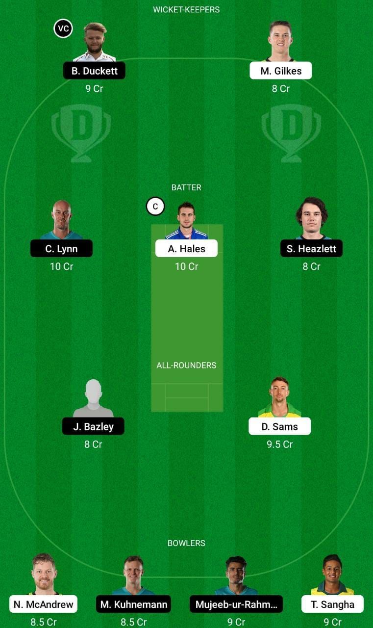 THU vs HEA Dream11 Fantasy Tip #2