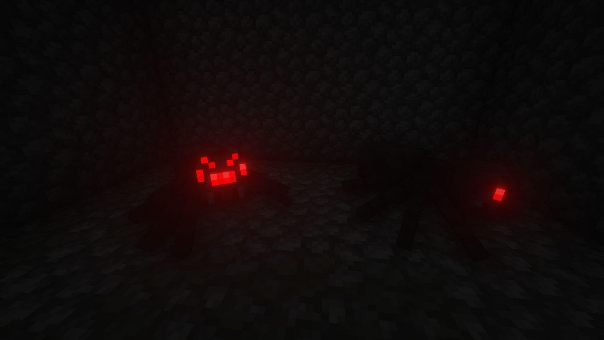 Spiders (Image via Minecraft)