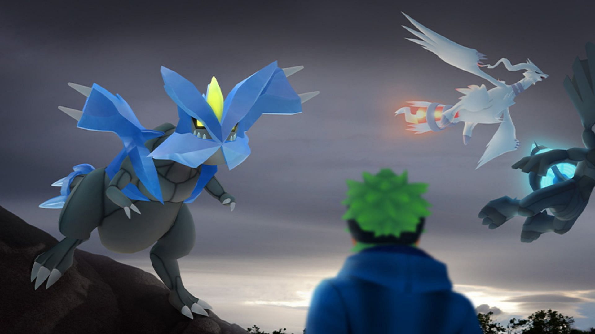 Players lucky enough will be able to find a shiny Kyurem after beating it in a battle. (Image via Niantic)
