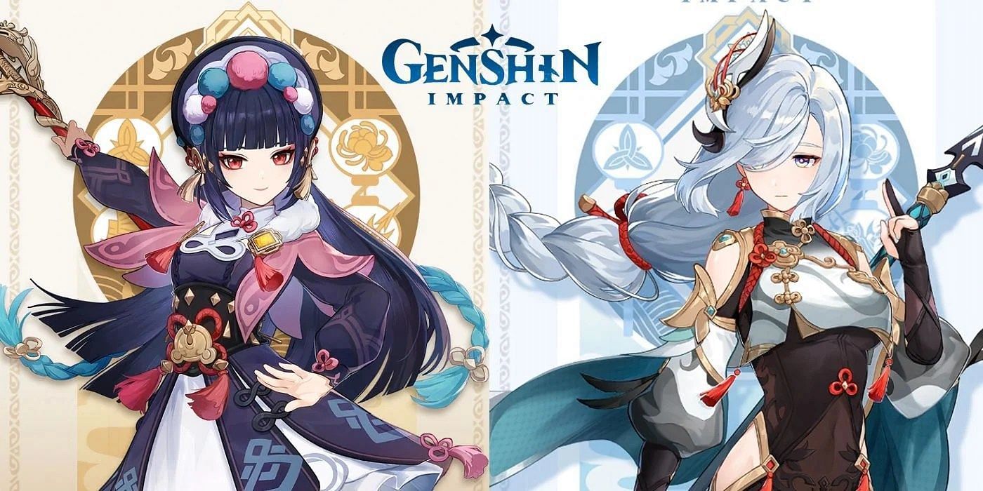The two main characters that were leaked for Genshin Impact 2.4 (Image via Genshin Impact)