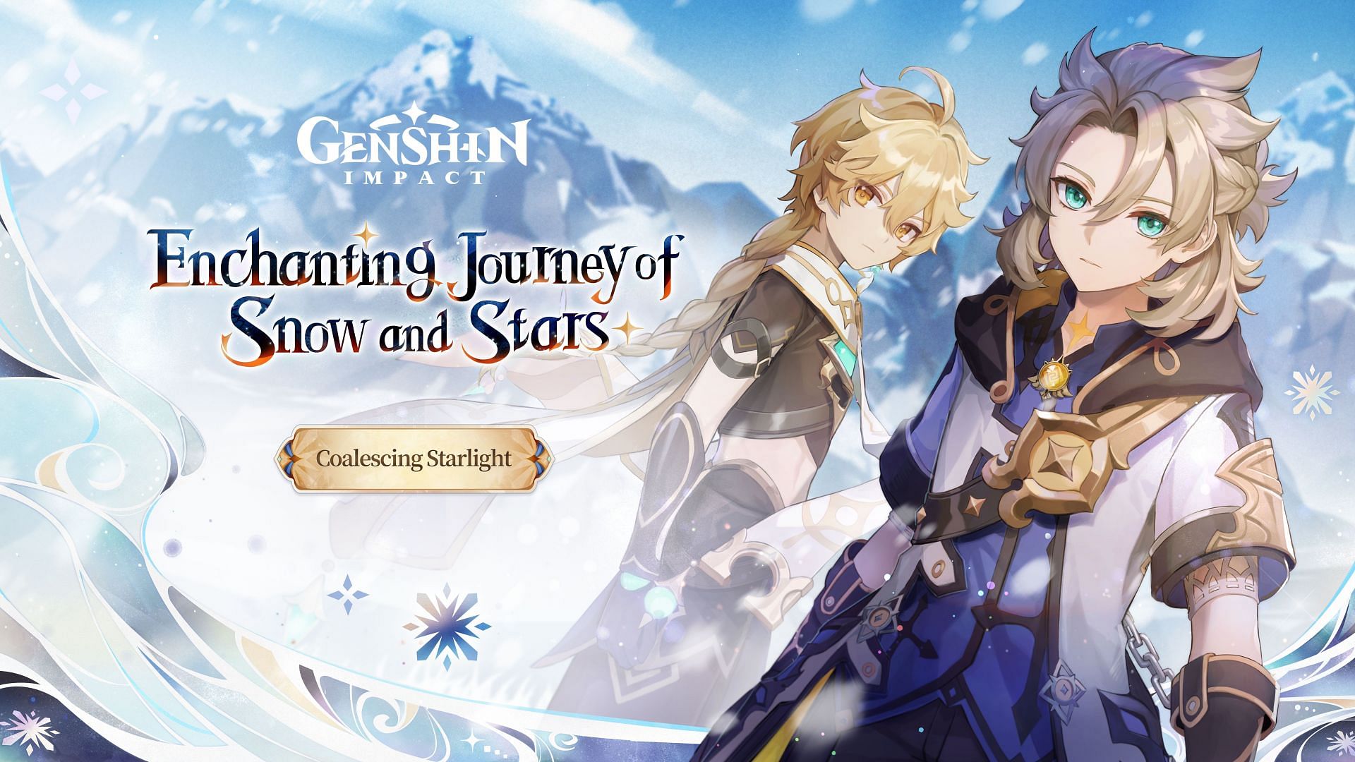 Enchanting Journey of Snow and Stars web event starts today (Image via Genshin Impact)