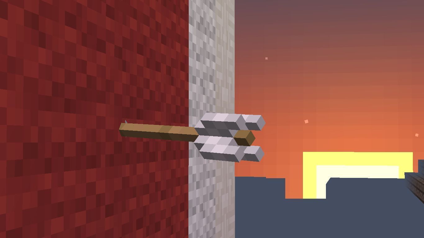 Regular arrows shouldn&#039;t be scoffed at as ammunition (Image via Mojang)