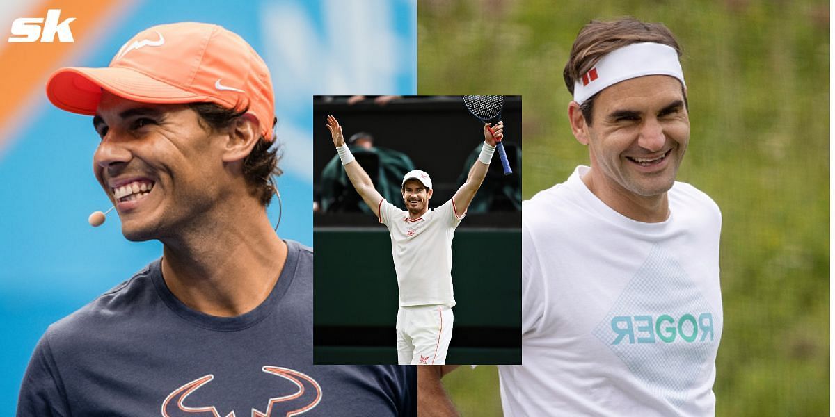 Rafael Nadal, Andy Murray and Roger Federer.