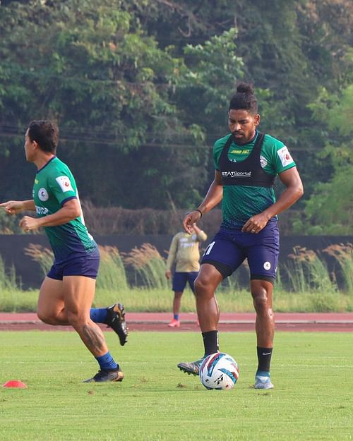 ATK Mohun Bagan in training before their match against NorthEast United FC (Image Courtesy: ATK Mohun Bagan)