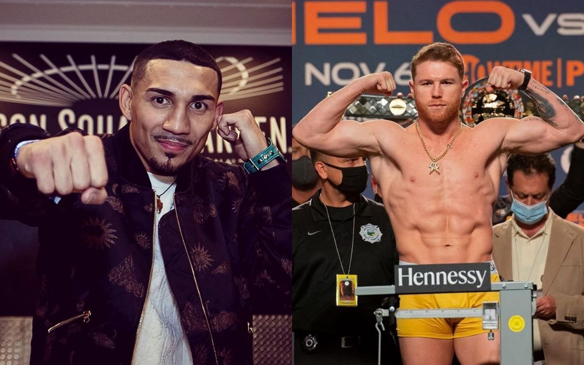 Teofimo Lopez (left) and Canelo Alvarez (right) [Image Courtesy: @teofimolopez and @canelo on Instagram]