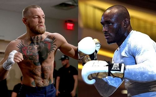 Conor McGregor (left) and Kamaru Usman (right)