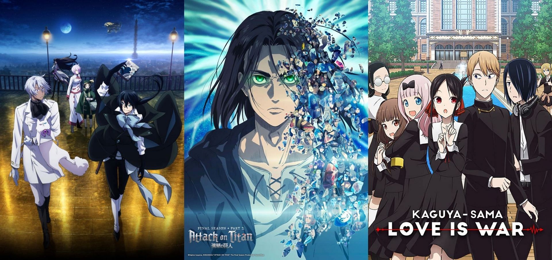 2022 upcoming anime sequel posters (Image via Sportskeeda)