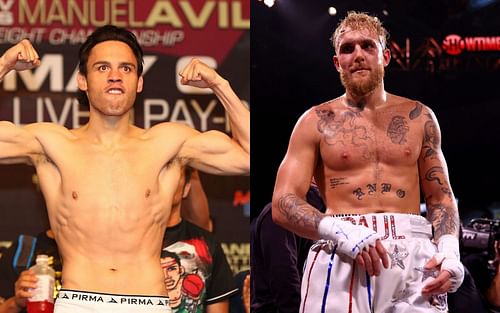 Julio Cesar Chavez Jr.(left); Jake Paul (right)