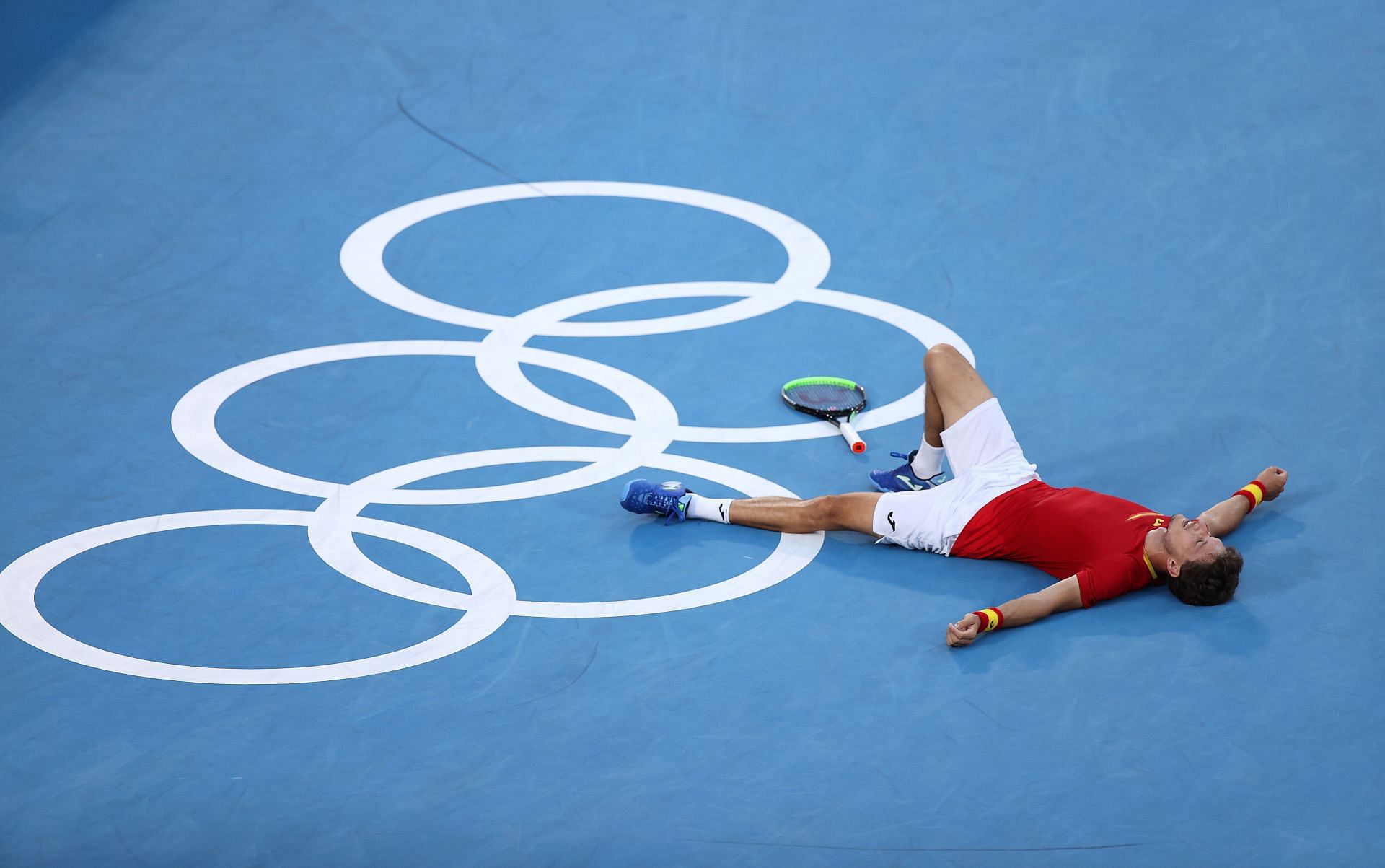 Pablo Carreno Busta beat Novak Djokovic to clinch the Olympic bronze medal