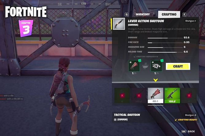 When will Craft Items milestone be active in Fortnite chapter 3 Season 1?