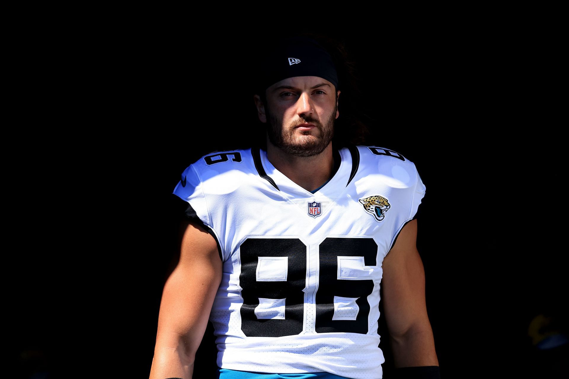 Jacob Hollister, tight end with the Jacksonville Jaguars