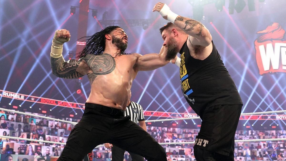 Kevin Owens vs. Roman Reigns at the 2021 WWE Royal Rumble