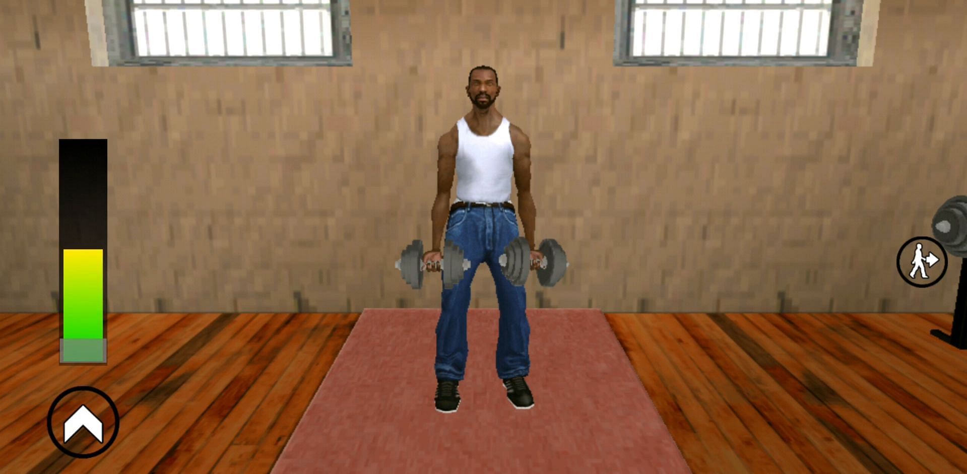 The mobile version of GTA San Andreas (Image via Rockstar Games)