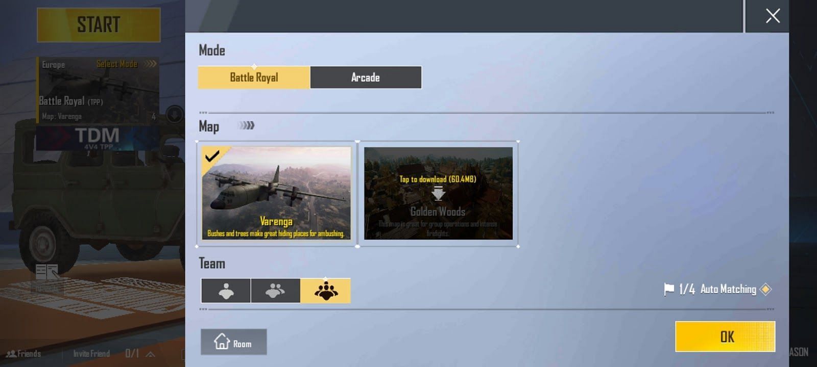 There are only two maps in PUBG Mobile Lite (Image via PUBG Mobile Lite)