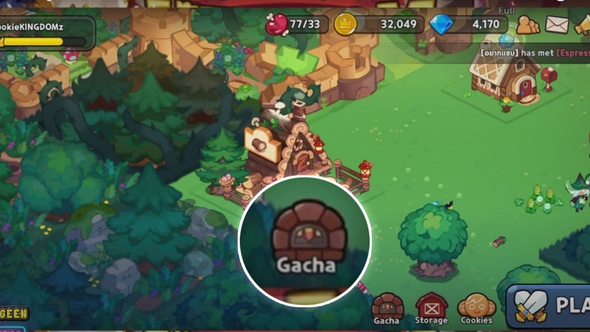 Gacha in Cookie Run Kingdom (Image via Sportskeeda)