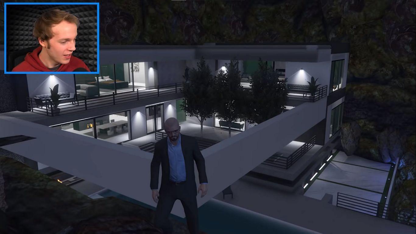 Nought decides to build a billionaire bunker for Michael in GTA 5 (Image via Nought/Youtube)