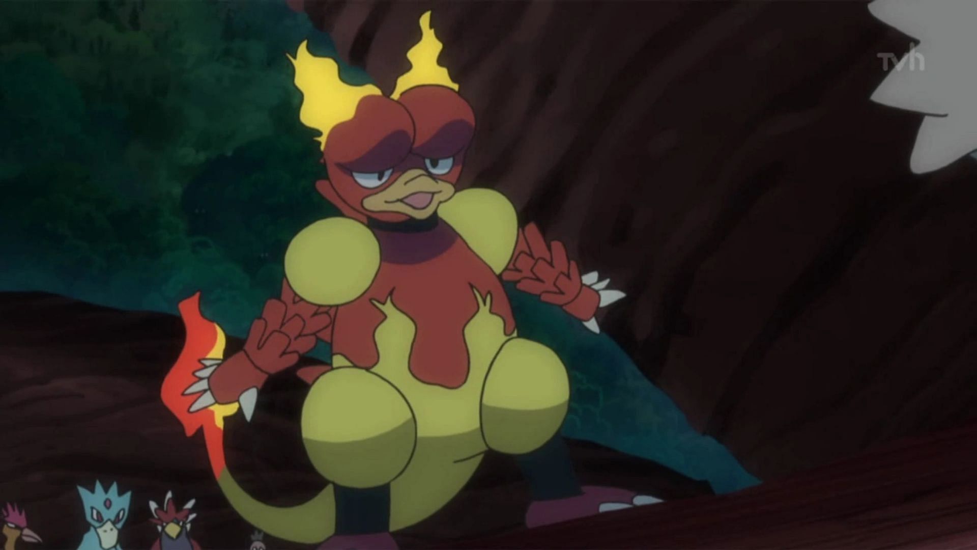 Magmar as it appears in the anime (Image via The Pokemon Company)