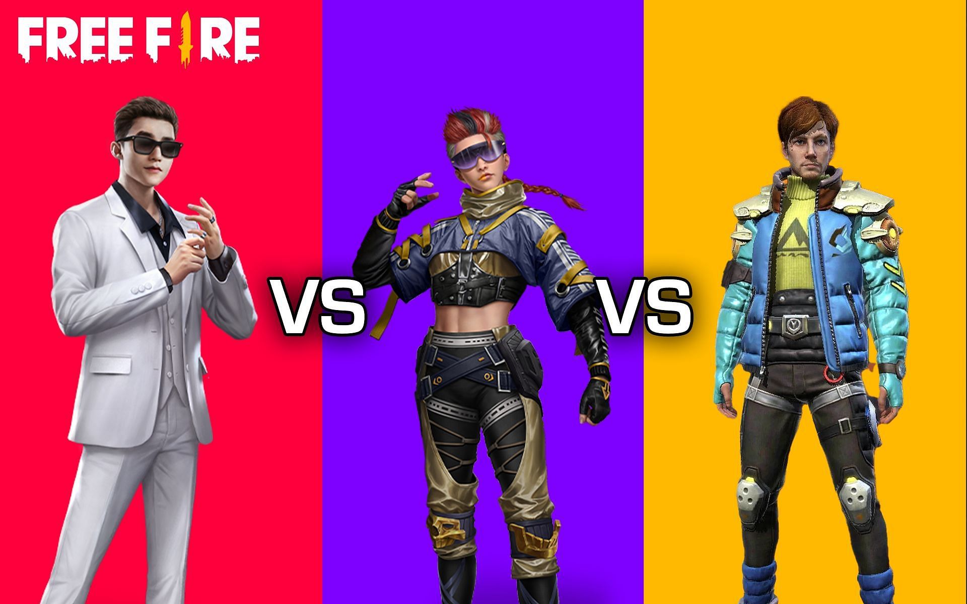 Gloo walls don&#039;t stand a chance against these Free Fire characters (Image via Sportskeeda)