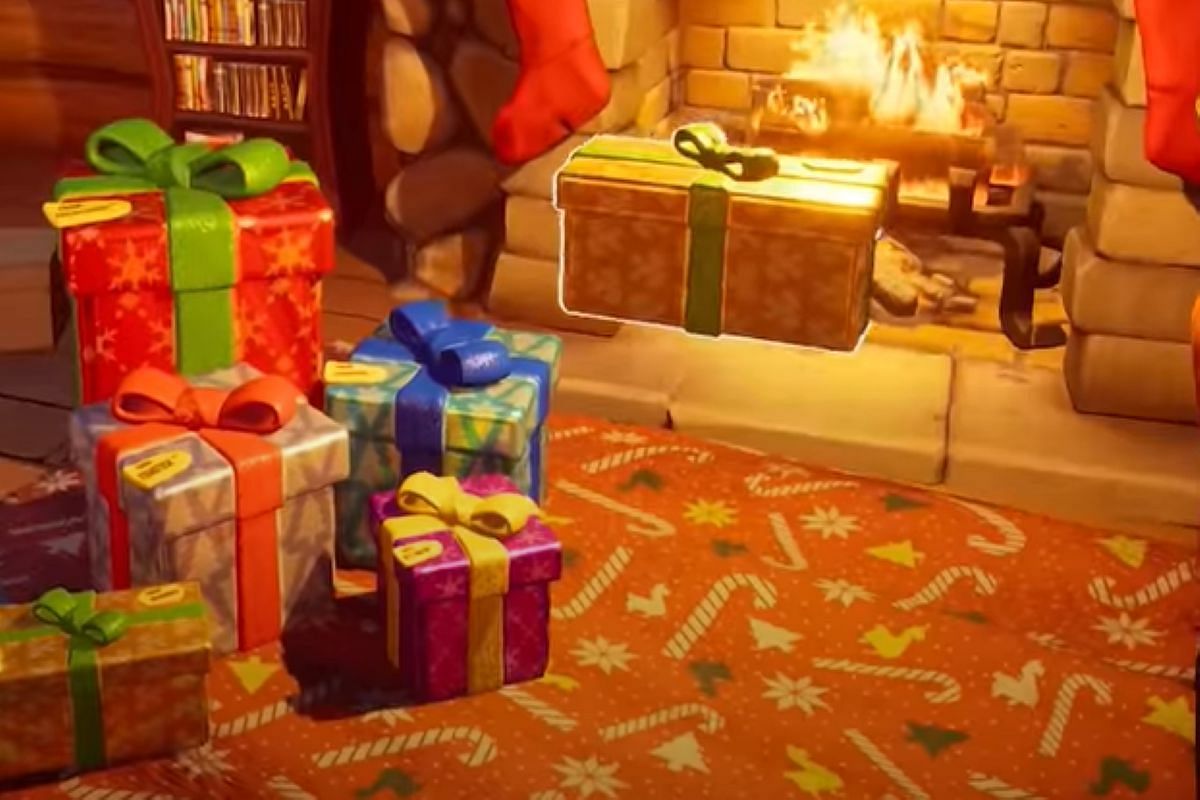 The gift containing Snowflake Banner in Fortnite Chapter 3 Season 1 (Image via Epic Games)