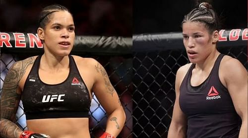 Amanda Nunes (left) and Julianna Pena (right)