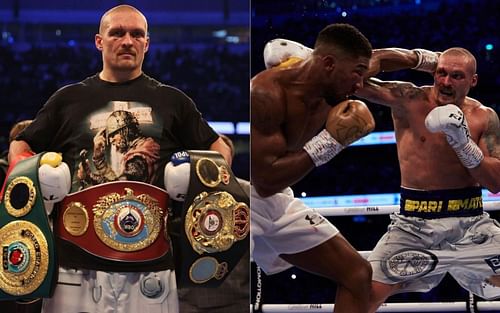 Oleksandr Usyk vs Anthony Joshua took place in September in London [Image credits: @usykaa on Instagram]