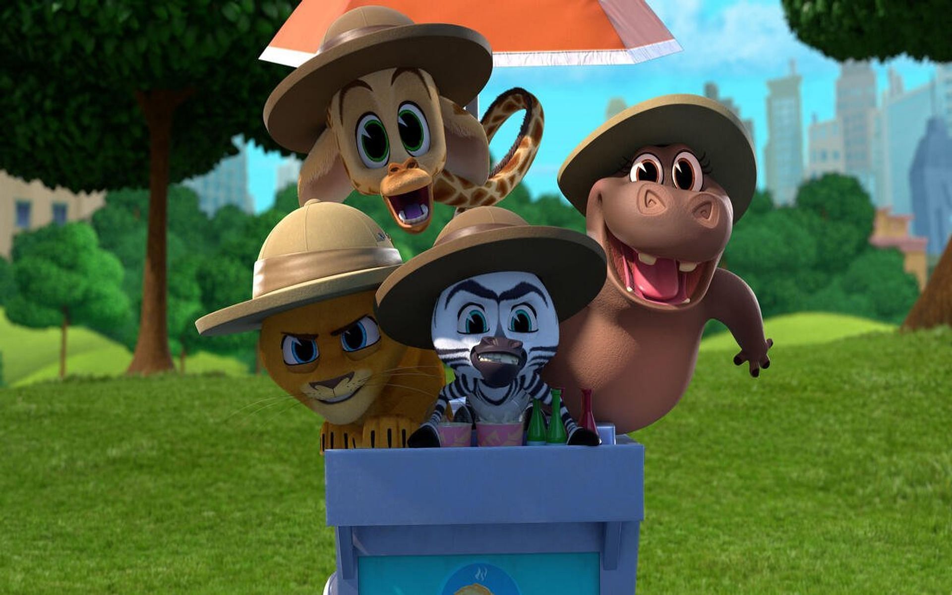 Still from Peacock&#039;s Madagascar: A Little Wild (Image via Peacock)