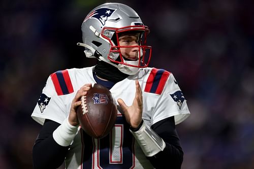 New England Patriots quarterback Mac Jones v Buffalo Bills